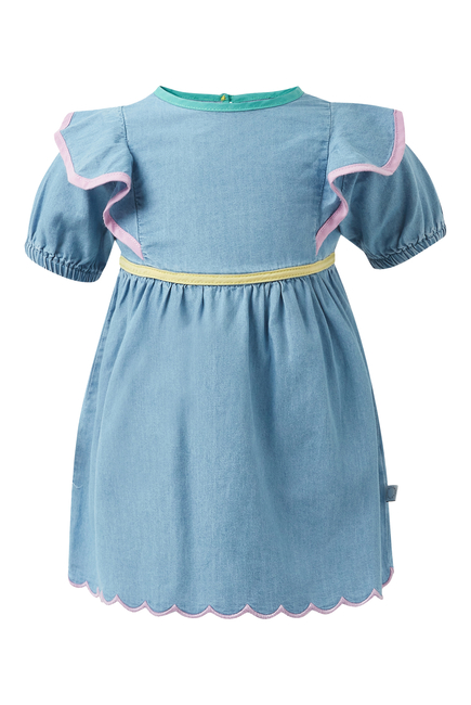 Kids Colorblock Detail Dress
